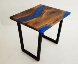 Layered Resin River Side Table 1