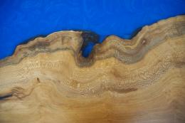 Sycamore River Table With Blue Epoxy River 8