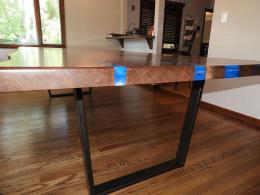 Blue Epoxy River Dining Table 0014 2