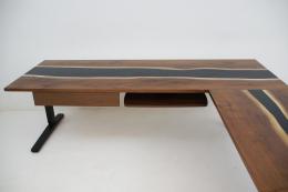 Sit Stand Walnut River Desk 1769 5