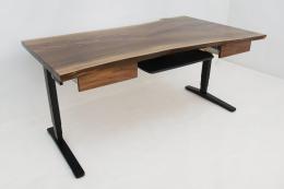 Walnut Desk With Adjustable Height Functionality 1798