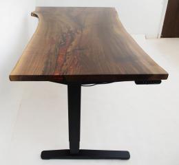 Walnut Desk With Adjustable Height Functionality 1798 3