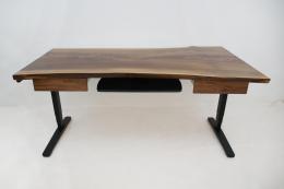 Walnut Desk With Adjustable Height Functionality 1798 2