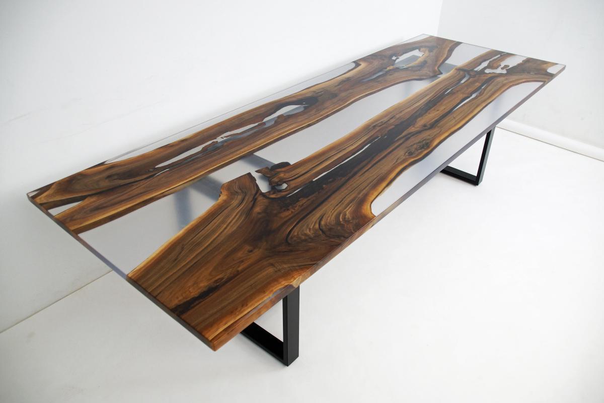  Personalized Large Fully Customised EPOXY Table, Resin River  Dining Table Top for 2, 4, 6, 8, Wood Epoxy Coffee Table Top, Living Room  Table Top (Without Stand, 36 x 24Inches) : Home & Kitchen