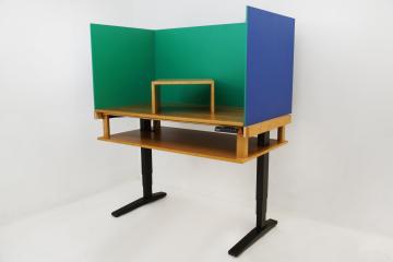 Standing Animation Desk With Interchangeable Panels