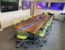 Large River Conference Table With Power Grommets 12