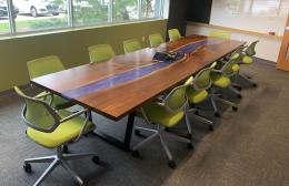 Large River Conference Table With Power Grommets 11