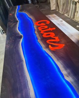 Custom LED Countertop With Sports Team Engraving 6