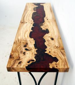 Elm Burl Side Table 4