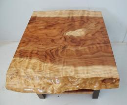 Live Edge Redwood Coffee Table & Side Table Set 10