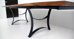 Extendable Elm Dining Room River Table 8
