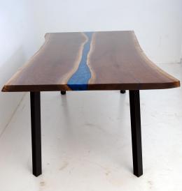 Live Edge Blue River Dining Table 7