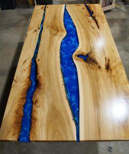 Hickory Resin River Dining Table 5