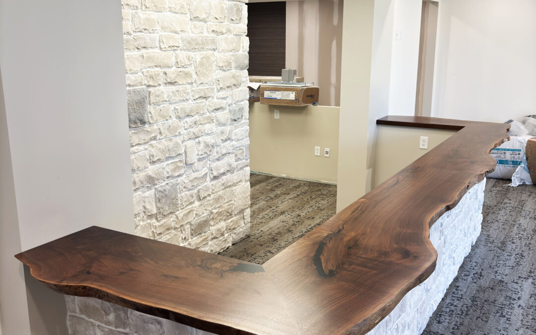 Commercial Walnut Countertop