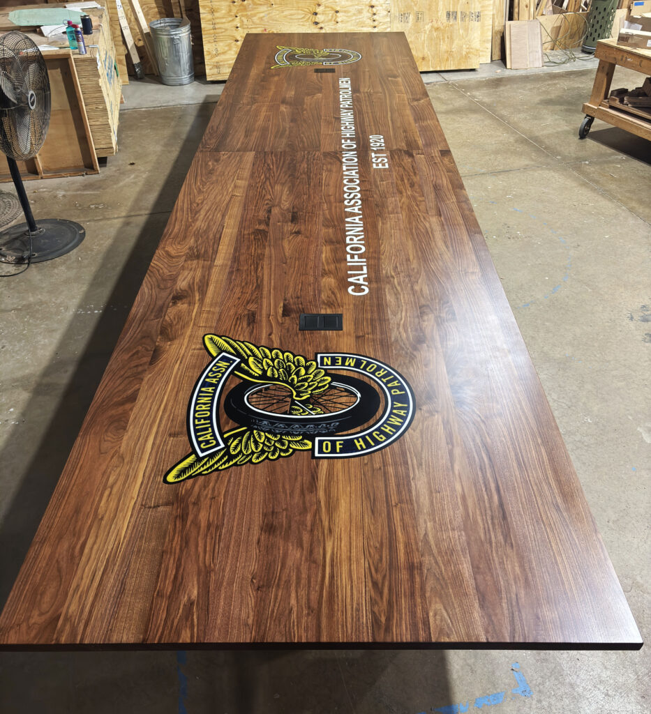http://24'%20Black%20Walnut%20Conference%20Table%20With%20CNC%20Logo%2011